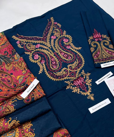 Maria B khaddar 3pc