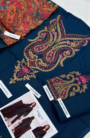 Maria B khaddar 3pc